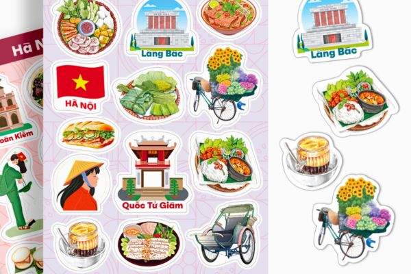 Bộ sticker Hà Nội giá rẻ, mẫu đẹp