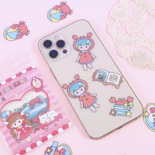 In Hoa Long nhận thiết kế và in ấn bộ sticker chòm sao dễ thương