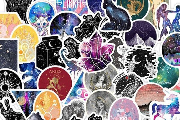 Bộ sticker chòm sao đẹp, chất lượng cao