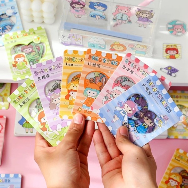 In Hoa Long nhận thiết kế và in ấn bộ sticker chòm sao giá rẻ