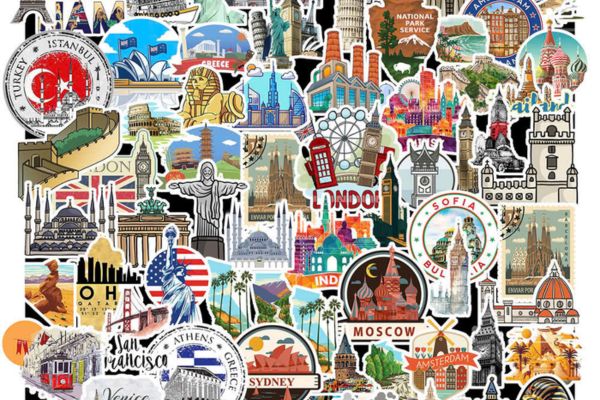 Mẫu sticker địa danh thế giới đẹp, giá rẻ tại Hà Nội