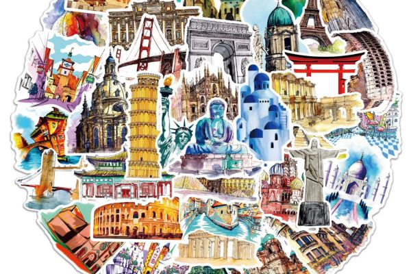 Mẫu sticker địa danh thế giới đẹp, giá rẻ tại Hà Nội