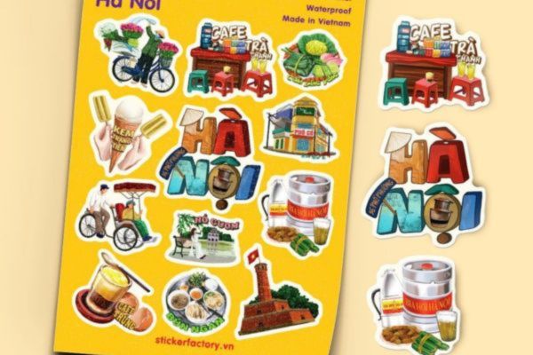 Bộ sticker Hà Nội giá rẻ, mẫu đẹp