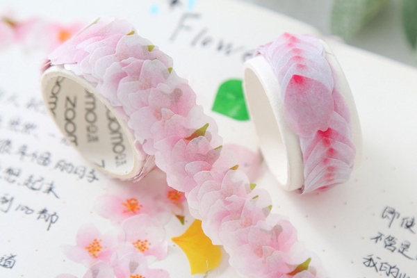 Bộ sticker hoa anh đào dạng cuộn