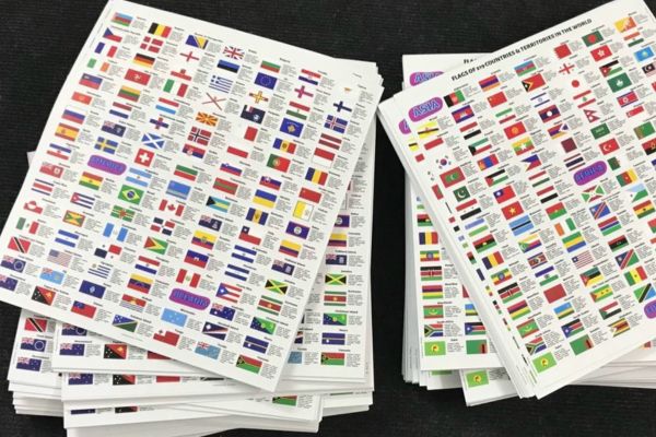 Bộ sticker quốc kỳ đẹp, chất lượng cao