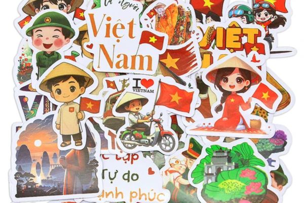 Bộ sticker Sài Gòn đẹp, thiết kế theo yêu cầu