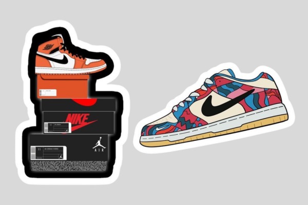 Bộ sticker sneaker đẹp chuẩn