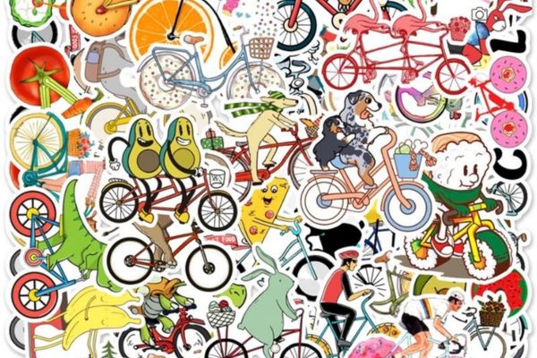 Bộ sticker xe đạp giá rẻ, mẫu đẹp