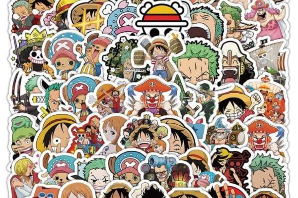 Mẫu sticker one piece đẹp, thiết kế theo yêu cầu