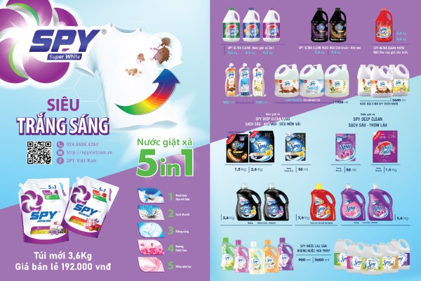 In Hoa Long nhận thiết kế và in ấn in catalogue nước giặt cao cấp