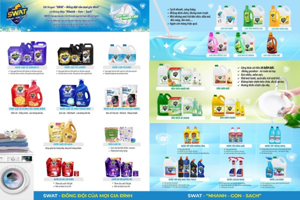 In Hoa Long nhận thiết kế và in ấn in catalogue nước giặt chuyên nghiệp
