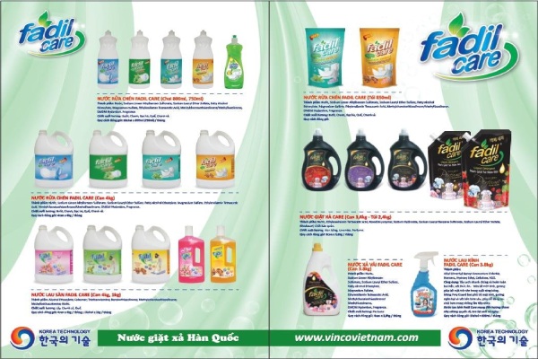 In Hoa Long nhận thiết kế và in ấn in catalogue nước giặt sang trọng