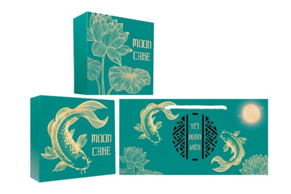 Hộp bánh trung thu cá chép đẹp, giá rẻ tại Hà Nội
