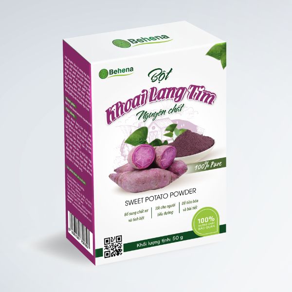In hộp bột khoai lang tím In hộp bột khoai lang tím đẹp, giá rẻ tại Hà Nội