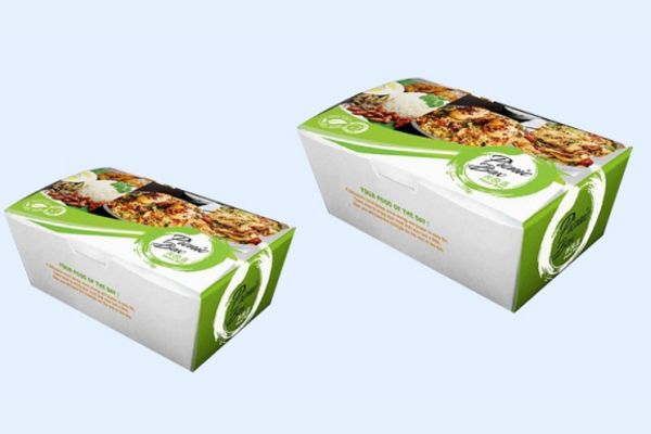 In hộp giấy đựng bún đậu đẹp, thiết kế theo yêu cầu