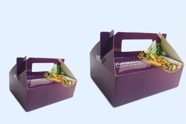 In hộp giấy đựng bún đậu đẹp, thiết kế theo yêu cầu