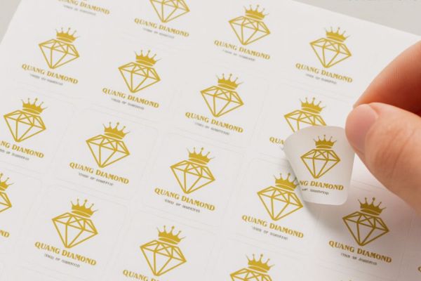 In logo trang sức đẹp, chất lượng cao