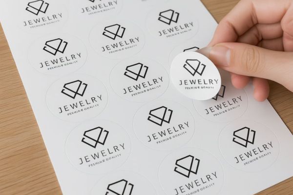 In logo trang sức đẹp, chất lượng cao