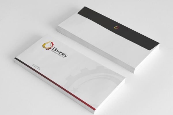 In phong bì nắp vuông đẹp, chất lượng cao