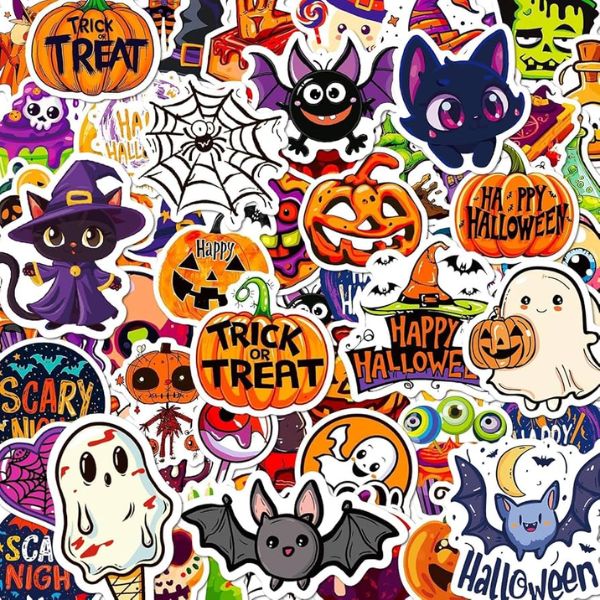 In sticker Halloween đẹp, thiết kế theo yêu cầu