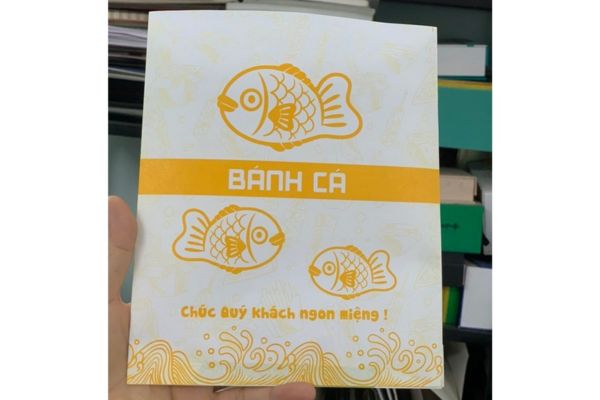In túi giấy đựng bánh cá đẹp, giá rẻ