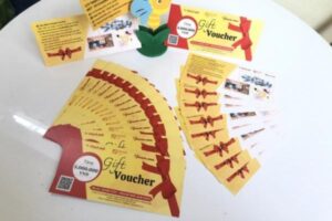 In voucher trúng thưởng đẹp, thiết kế chuyên nghiệp