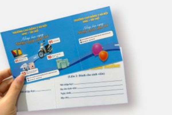 In voucher trúng thưởng đẹp, thiết kế chuyên nghiệp