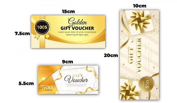 In Hoa Long tìm hiểu để lựa chọn kích thước voucher