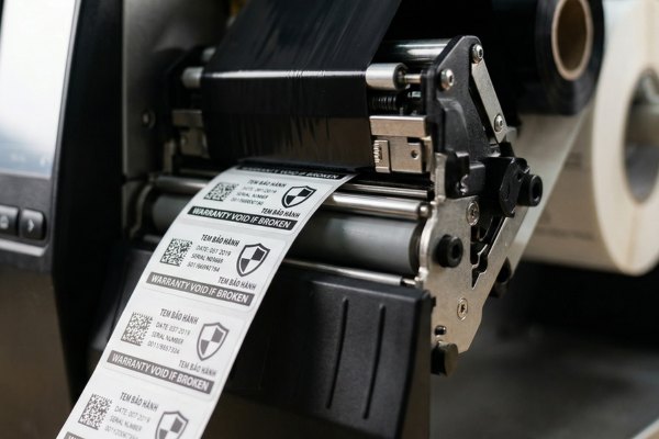 Kiểm tra chất lượng giấy in tem bảo hành sau in