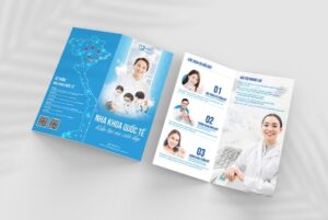 In Hoa Long nhận thiết kế và in ấn mẫu brochure nha khoa cao cấp