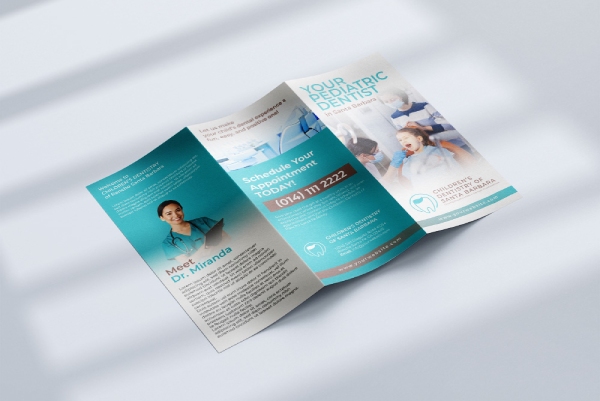 In Hoa Long nhận thiết kế và in ấn mẫu brochure nha khoa chất lượng