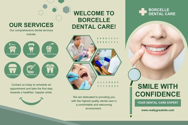 In Hoa Long nhận thiết kế và in ấn mẫu brochure nha khoa đẹp