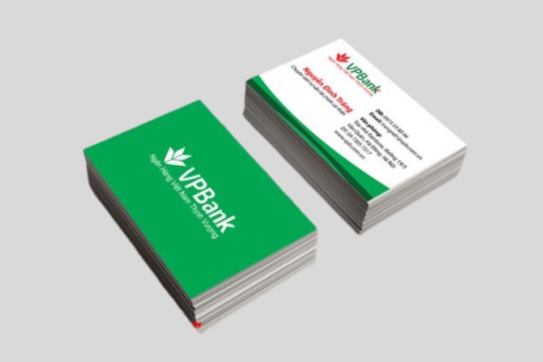 Mẫu card visit ngân hàng vpbank chuẩn nhận diện thương hiệu