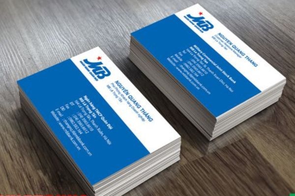 In Hoa Long nhận thiết kế và in ấn mẫu card visit ngân hàng mb bank chuyên nghiệp