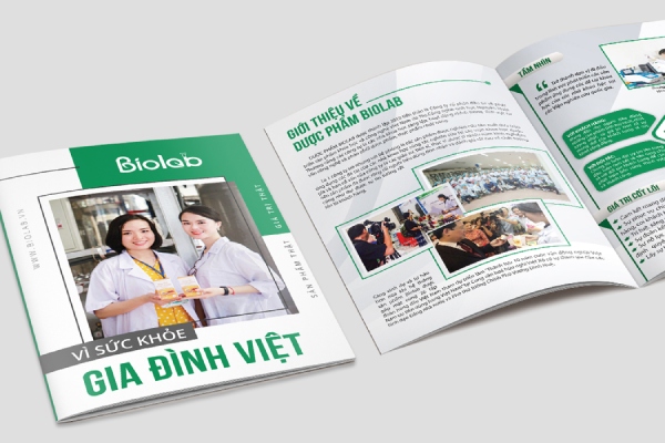 In Hoa Long nhận thiết kế và in ấn mẫu catalogue y tế đẹp