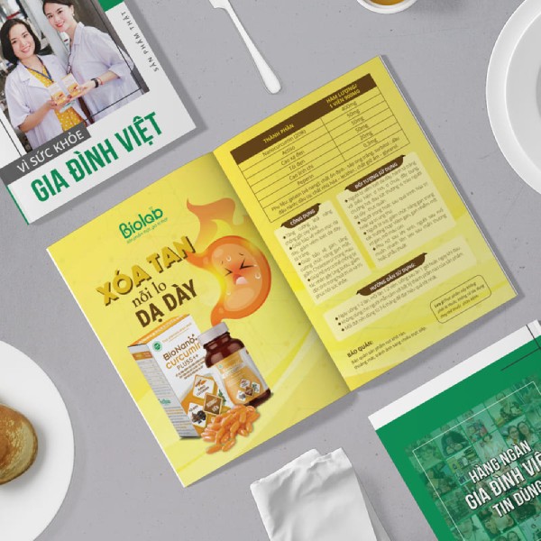 In Hoa Long nhận thiết kế và in ấn mẫu catalogue y tế dược phẩm