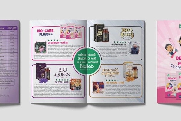 In Hoa Long nhận thiết kế và in ấn mẫu catalogue y tế theo yêu cầu