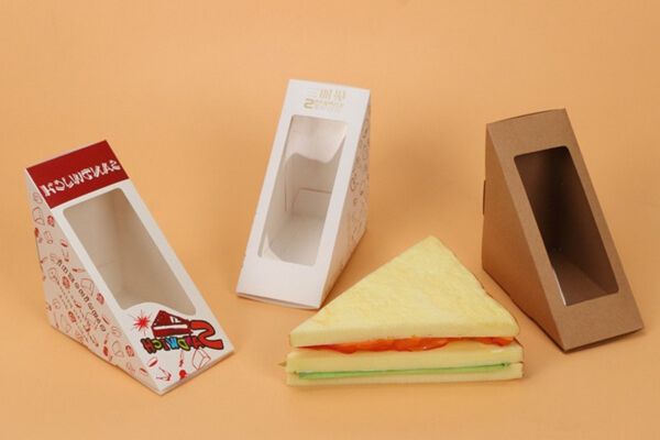 Mẫu hộp giấy đựng sandwich đẹp, chất lượng cao