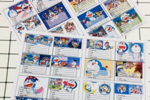 Mẫu nhãn vỏ Doraemon đẹp, giá rẻ