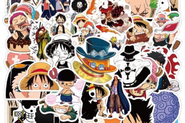 Mẫu sticker one piece đẹp, thiết kế theo yêu cầu