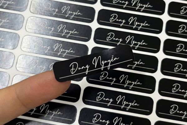 Mẫu sticker tên thợ makeup đẹp, chất lượng cao