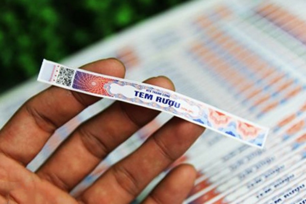 Mẫu in tem rượu dán niêm phong nắp chai