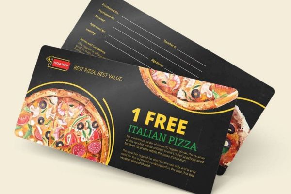 Mẫu sticker pizza đẹp, thiết kế theo yêu cầu