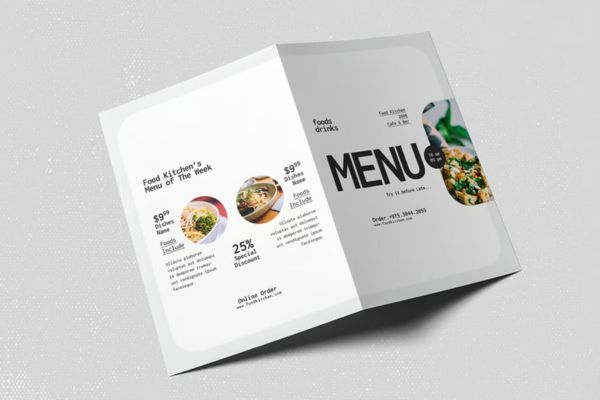 Mẫu menu cửa sổ đẹp, thiết kế theo yêu cầu
