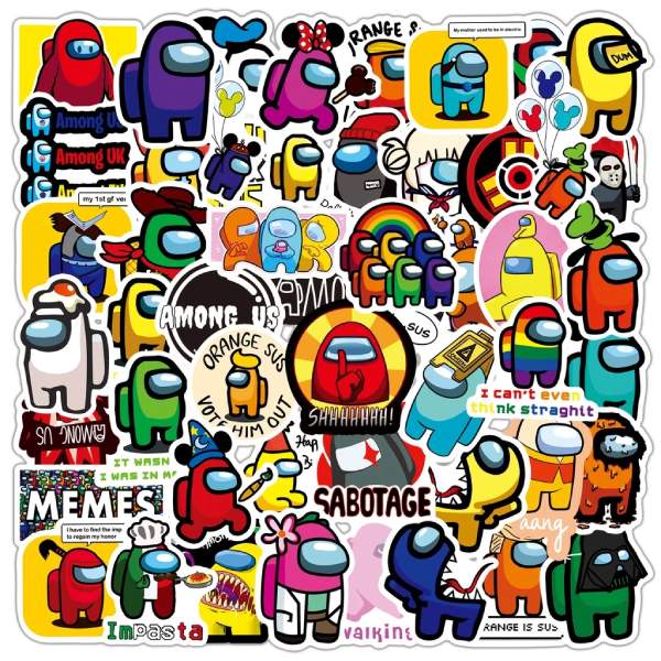 In Hoa Long nhận thiết kế và in ấn mẫu sticker among us lấy ngay
