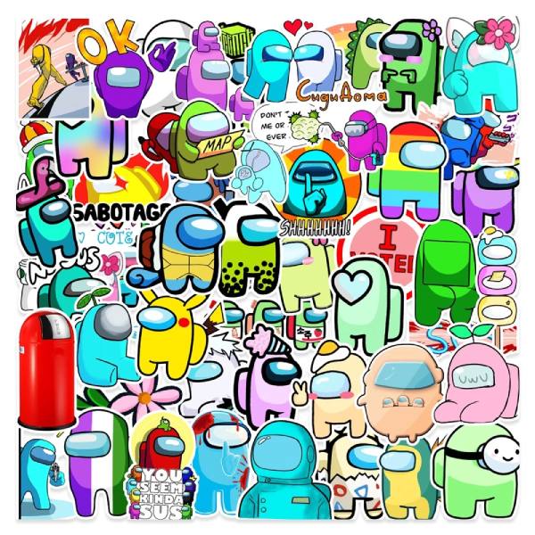 In Hoa Long nhận thiết kế và in ấn mẫu sticker among us theo yêu cầu