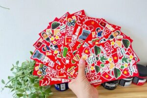 In Hoa Long nhận thiết kế và in ấn mẫu sticker chào mừng Quốc Khánh 2/9 chuyên nghiệp