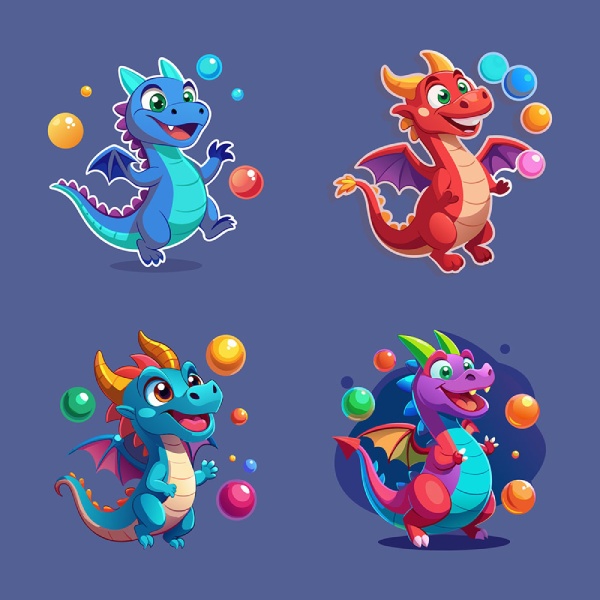 In Hoa Long nhận thiết kế và in ấn mẫu sticker hình rồng sang trọng