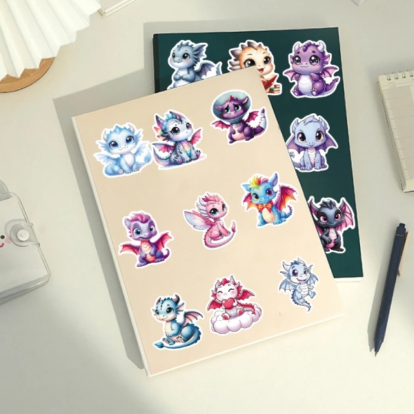 In Hoa Long nhận thiết kế và in ấn mẫu sticker hình rồng theo yêu cầu