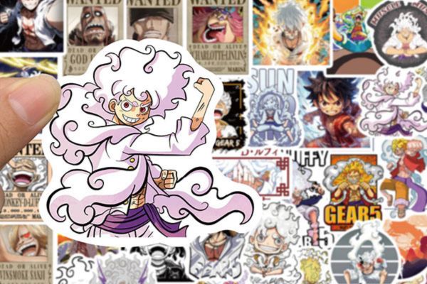 Mẫu sticker luffy gear 5 đẹp, giá rẻ tại Hà Nội